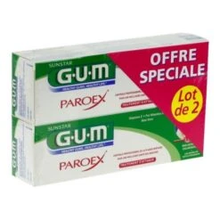 GUM Paroex Dentifrice Attaque Lot De 2x75ml