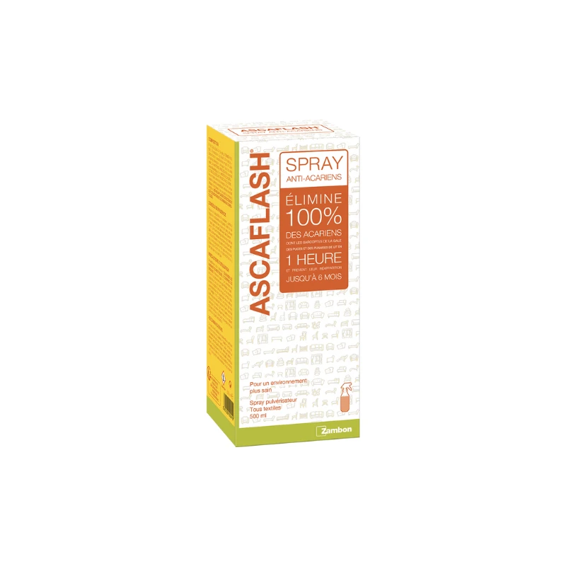 Ascaflash Spray Anti Acariens 500ml 1 Ascaflash Spray Anti Acariens 500ml