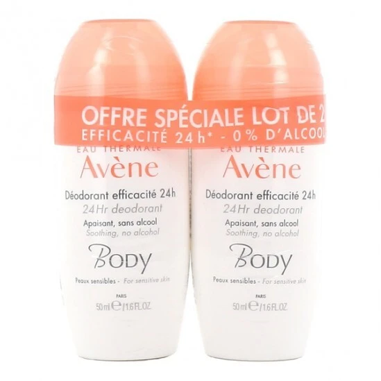 Avène Body Déodorant Efficacité 24h Lot De 2 X 50ml 1 Avène Body Déodorant Efficacité 24h Lot De 2 X 50ml