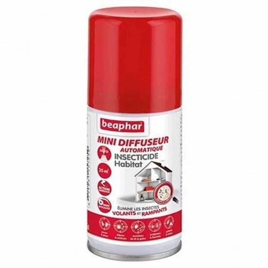 Beaphar Mini Diffuseur Automatique Insecticide Habitat 75ml 1 Beaphar Mini Diffuseur Automatique Insecticide Habitat 75ml