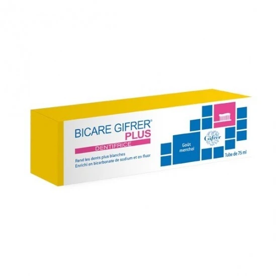 Gifrer Bicare Dentifrice Plus Tube 75ml 1 Gifrer Bicare Dentifrice Plus Tube 75ml