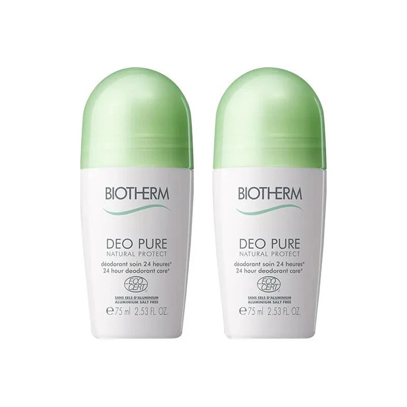 Biotherm Déo Pure Natural Protect Déodorant Lot De 2x75ml 1 Biotherm Déo Pure Natural Protect Déodorant Lot De 2x75ml
