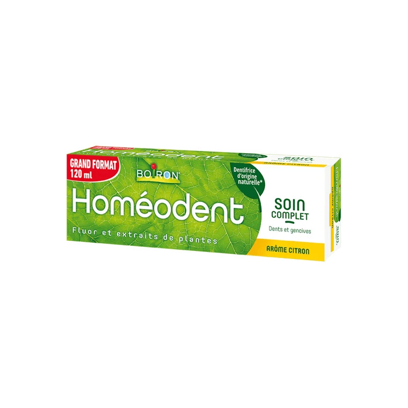 Boiron Homéodent Dentifrice Soin Complet Citron 120ml 1 Boiron Homéodent Dentifrice Soin Complet Citron 120ml