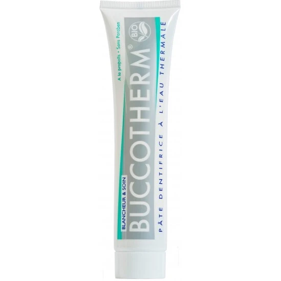 Buccotherm Dentifrice Blancheur & Soin Certifié Bio 75ml 1 Buccotherm Dentifrice Blancheur & Soin Certifié Bio 75ml