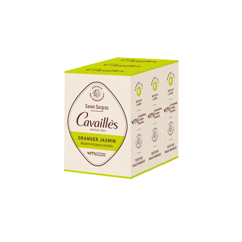 Cavaillès Savon Surgras Oranger Jasmin 3 X 200g 1 Cavaillès Savon Surgras Oranger Jasmin 3 X 200g