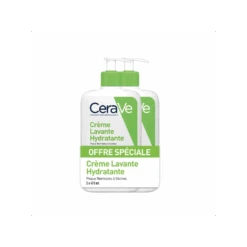 Cerave Cleanse Corps Crème Lavante Hydratante Peaux Normales à Sèches 2x473ml