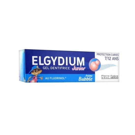 Elgydium Gel Dentifrice Junior Protection Caries 7/12 Ans Arôme Bubble 50 Ml 1 Elgydium Gel Dentifrice Junior Protection Caries 7/12 Ans Arôme Bubble 50 Ml