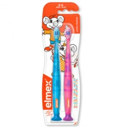 Elmex Brosse à Dents Enfant 3-6 Ans Lot De 2