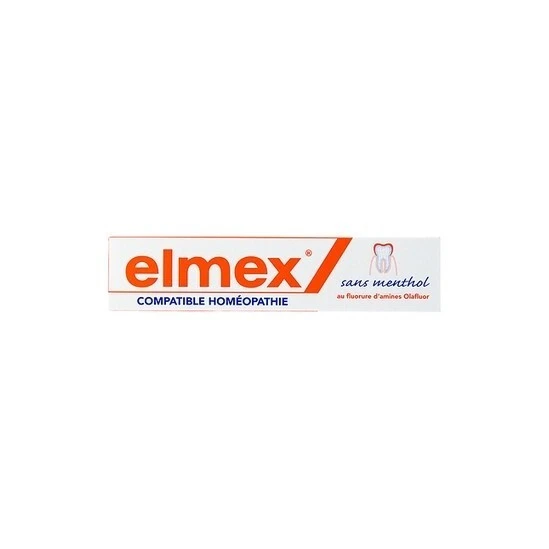 Elmex Dentifrice Compatible Homéopathie 75ml 1 Elmex Dentifrice Compatible Homéopathie 75ml