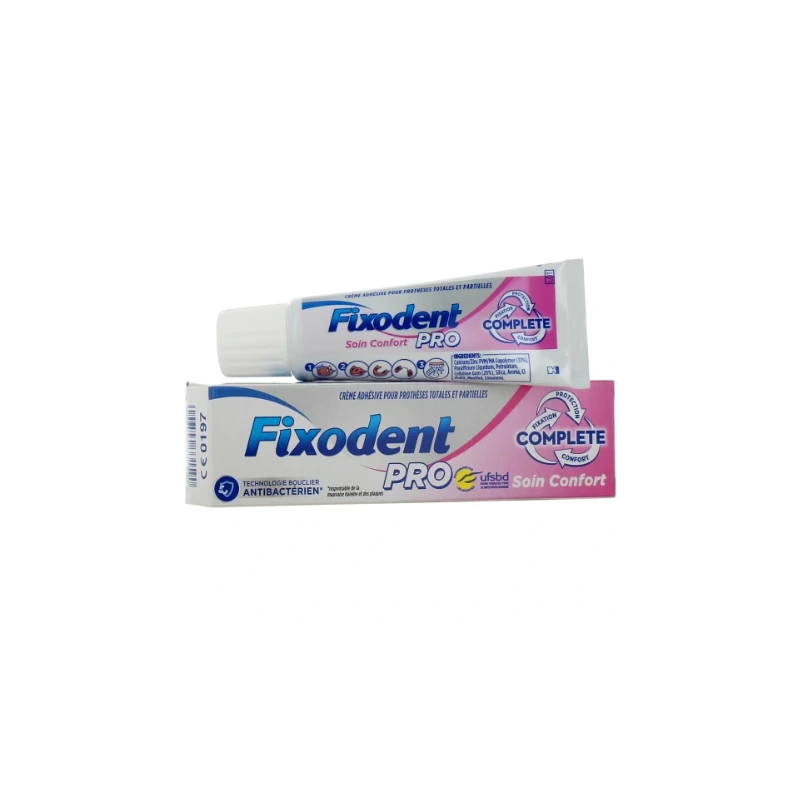 Fixodent Pro Crème Adhésive Pour Prothèses 57g 1 Fixodent Pro Crème Adhésive Pour Prothèses 57g