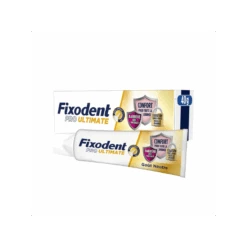 Fixodent Pro Ultimate Crème Adhésive Pour Prothèses Totales & Partielles Goût Neutre 40ml