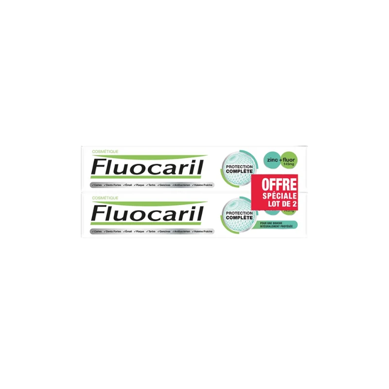 Fluocaril Dentifrice Protection Complète Lot De 2 X 75 Ml 1 Fluocaril Dentifrice Protection Complète Lot De 2 X 75 Ml