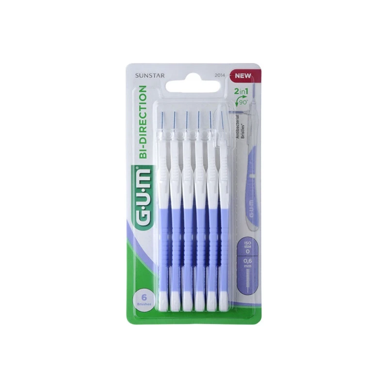 Gum Bi-direction 6 Brossettes 2014 - 0.6mm 1 Gum Bi-direction 6 Brossettes 2014 - 0.6mm