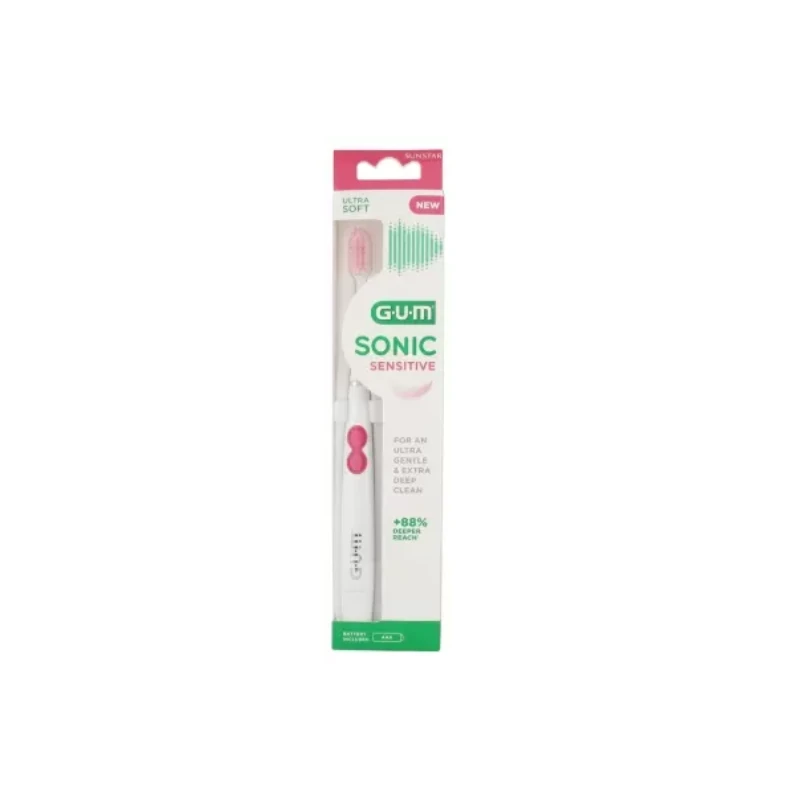 GUM Sonic Sensitive Brosse à Dents Ultra Souple 4101 1 GUM Sonic Sensitive Brosse à Dents Ultra Souple 4101