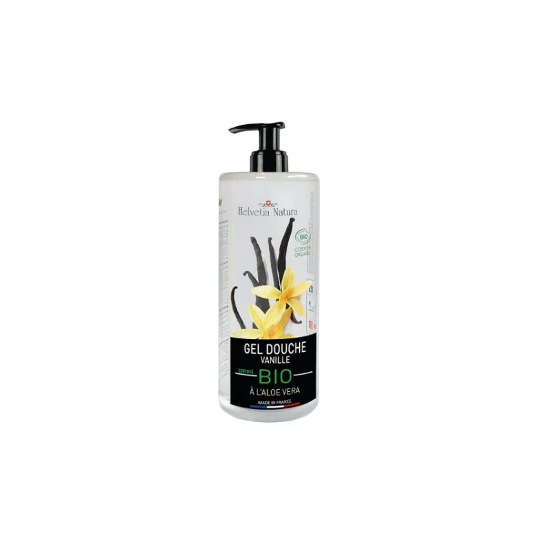 HELVETIA NATURA GEL DOUCHE VANILLE ALOE VERA BIO 1LITRE 1 HELVETIA NATURA GEL DOUCHE VANILLE ALOE VERA BIO 1LITRE