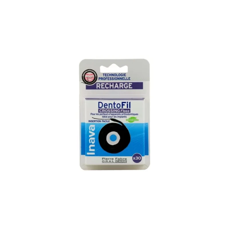 Inava Dentofil Crossing Floss Fil Dentaire Recharge 30 M 1 Inava Dentofil Crossing Floss Fil Dentaire Recharge 30 M