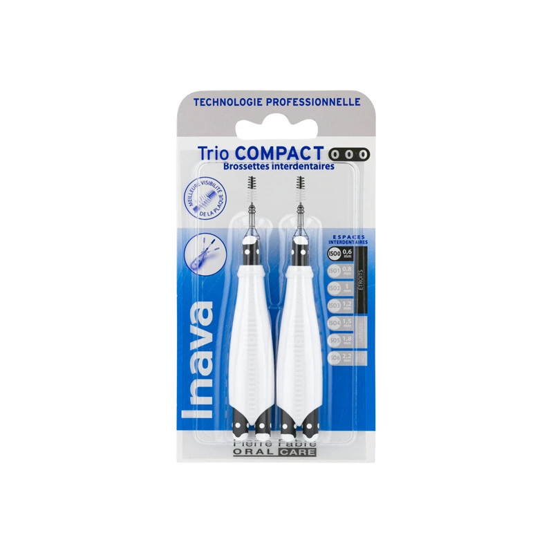 Inava Trio Compact 0/0/0 Brossette Interdentaire 6 Recharges 1 Inava Trio Compact 0/0/0 Brossette Interdentaire 6 Recharges