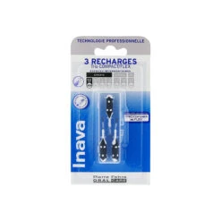 Inava Trio Compact Brossette Interdentaire Recharge Noire
