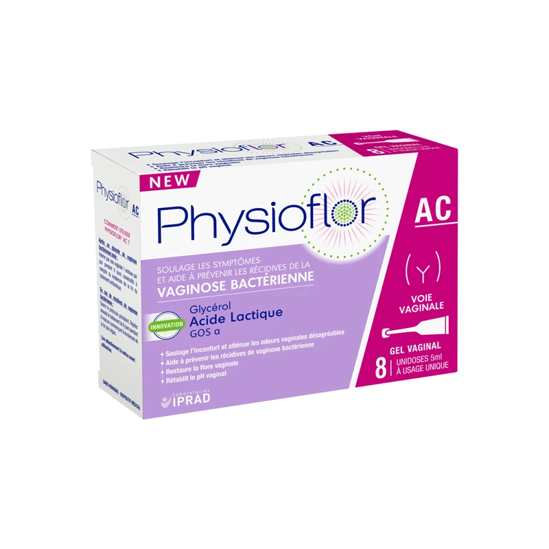 Physioflor AC Gel Vaginal 8 Unidoses De 5ml 1 Physioflor AC Gel Vaginal 8 Unidoses De 5ml