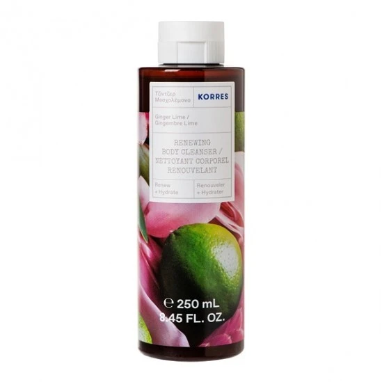 Korres Gingembre Gel Douche Lime Nettoyant Corporel 250ml 1 Korres Gingembre Gel Douche Lime Nettoyant Corporel 250ml