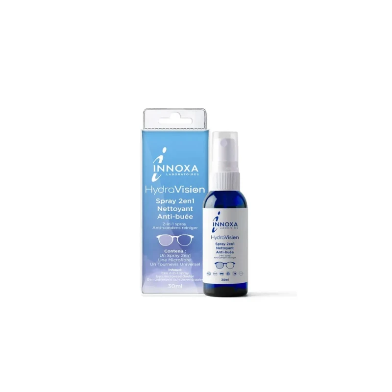 Laboratoire Innoxa Hydravision Spray 2en1 Nettoyant Anti-Buée 30 Ml 1 Laboratoire Innoxa Hydravision Spray 2en1 Nettoyant Anti-Buée 30 Ml