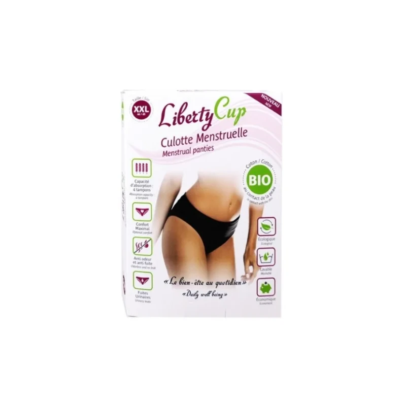 Liberty Cup Culotte Menstruelle Coton Bio XXL 1 Liberty Cup Culotte Menstruelle Coton Bio XXL