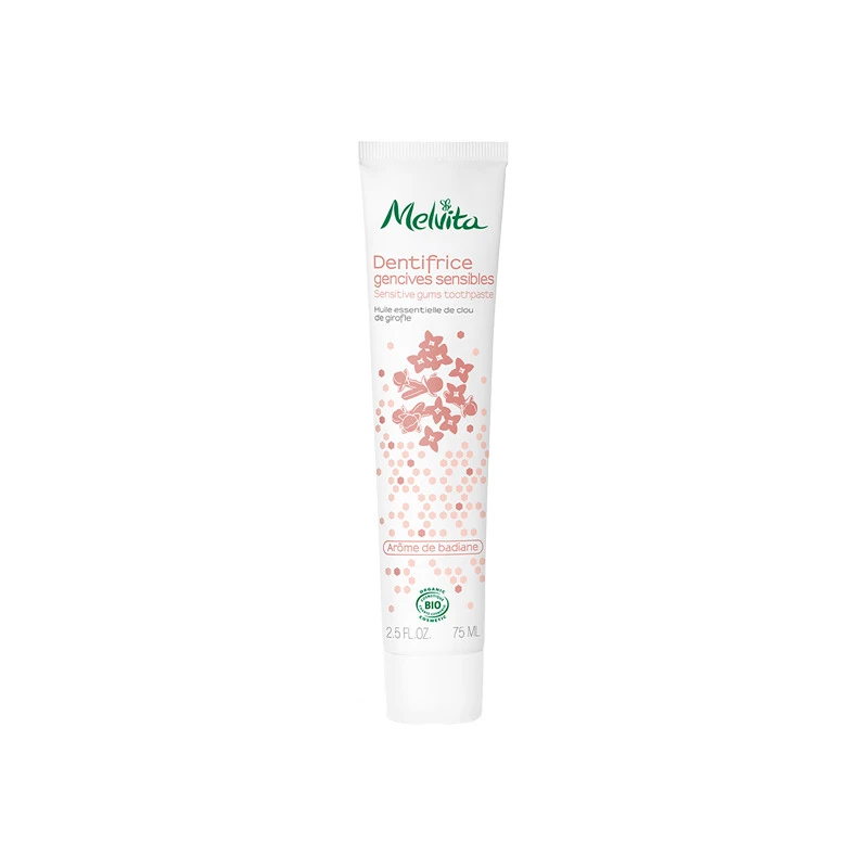 Melvita Dentifrice Gencives Sensibles Bio 75ml 1 Melvita Dentifrice Gencives Sensibles Bio 75ml