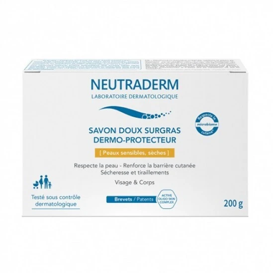 Neutraderm Savon Doux Surgras Dermo-protecteur 200g 1 Neutraderm Savon Doux Surgras Dermo-protecteur 200g