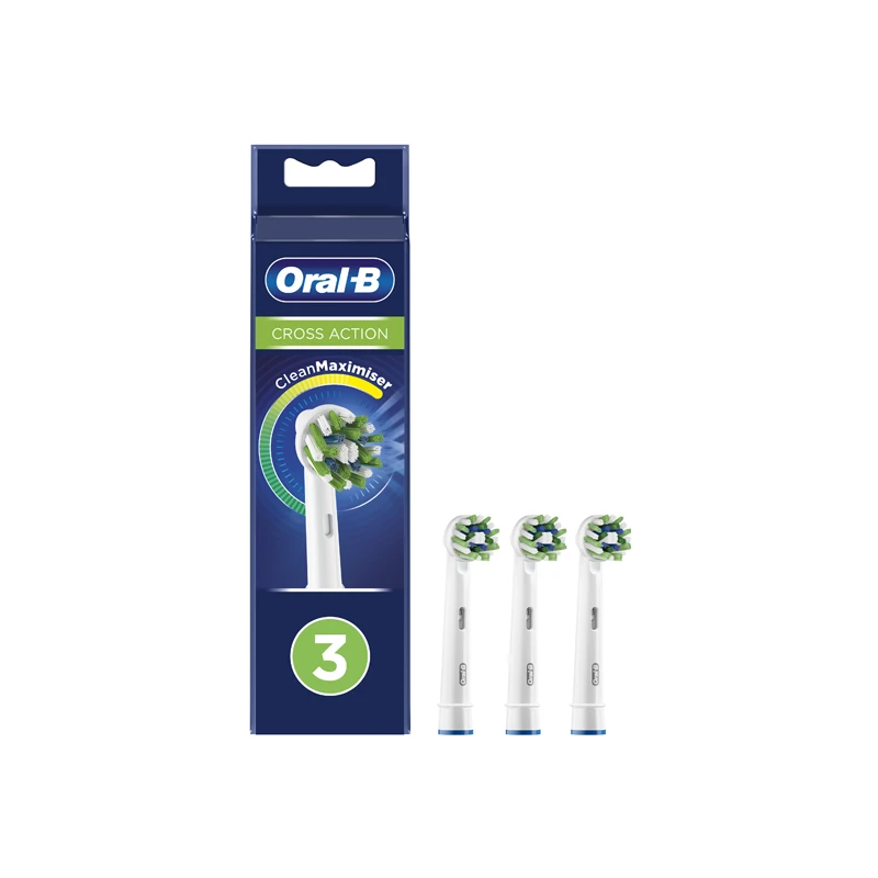 Oral-B Cross Action Brossettes De Rechange Boîte De 3 1 Oral-B Cross Action Brossettes De Rechange Boîte De 3