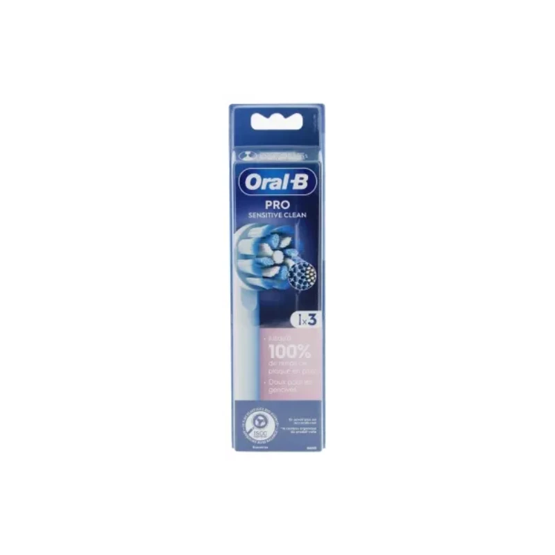 Oral-B Pro Sensitive Clean 3 Brossettes De Rechange 1 Oral-B Pro Sensitive Clean 3 Brossettes De Rechange