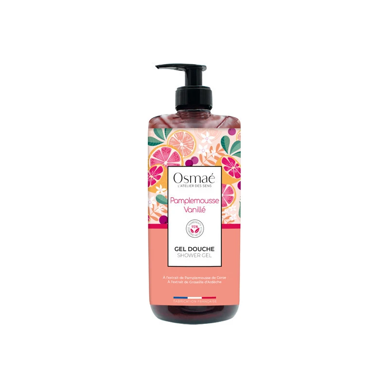 Osmaé Pamplemousse Vanillé Gel Douche 1L 1 Osmaé Pamplemousse Vanillé Gel Douche 1L