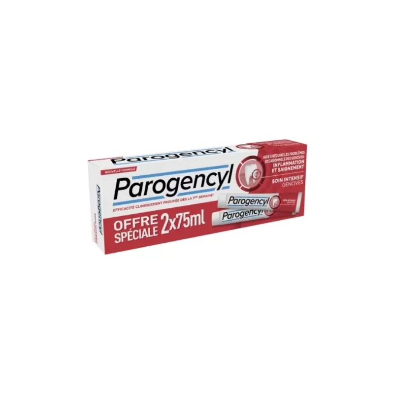 Parogencyl Dentifrice Soin Intensif Gencives Lot De 2 X 75 Ml 1 Parogencyl Dentifrice Soin Intensif Gencives Lot De 2 X 75 Ml