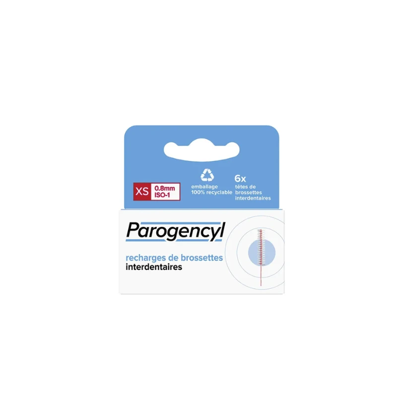 Parogencyl Recharges De Brossettes Interdentaires XS 1 Parogencyl Recharges De Brossettes Interdentaires XS