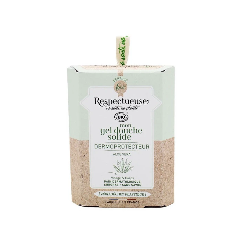 Respectueuse Gel Douche Solide Dermoprotecteur Bio 75gr 1 Respectueuse Gel Douche Solide Dermoprotecteur Bio 75gr