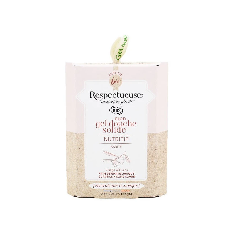 Respectueuse Gel Douche Solide Nutritif Bio 75gr 1 Respectueuse Gel Douche Solide Nutritif Bio 75gr