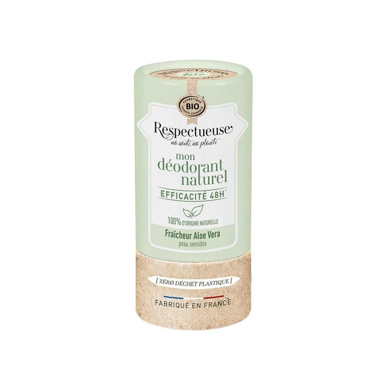 Respectueuse Mon Déodorant Naturel Aloe Vera Bio 50gr 1 Respectueuse Mon Déodorant Naturel Aloe Vera Bio 50gr