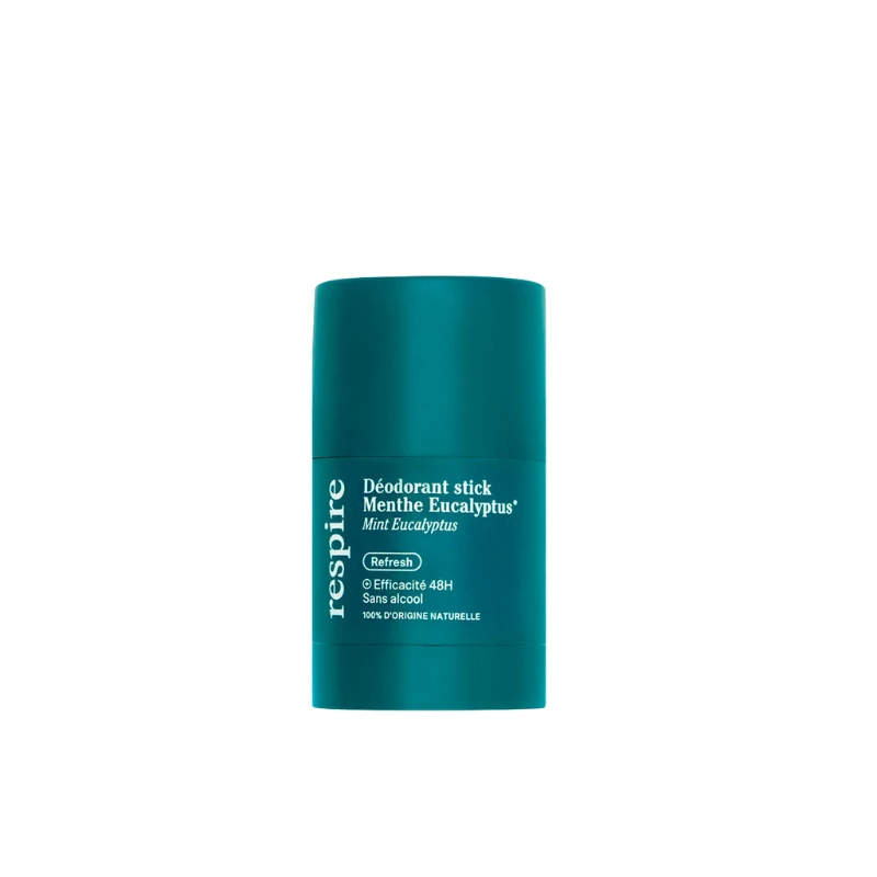 Respire Déodorant Stick Menthe Eucalyptus 50g 1 Respire Déodorant Stick Menthe Eucalyptus 50g