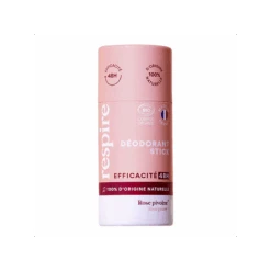 Respire Déodorant Stick Rose Pivoine 48h 50gr