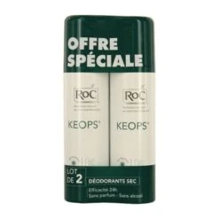 Roc Keops Déodorant Sec 150ml X2