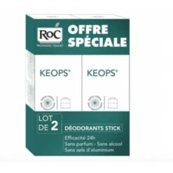 Roc Keops Stick Déodorant 40g X2