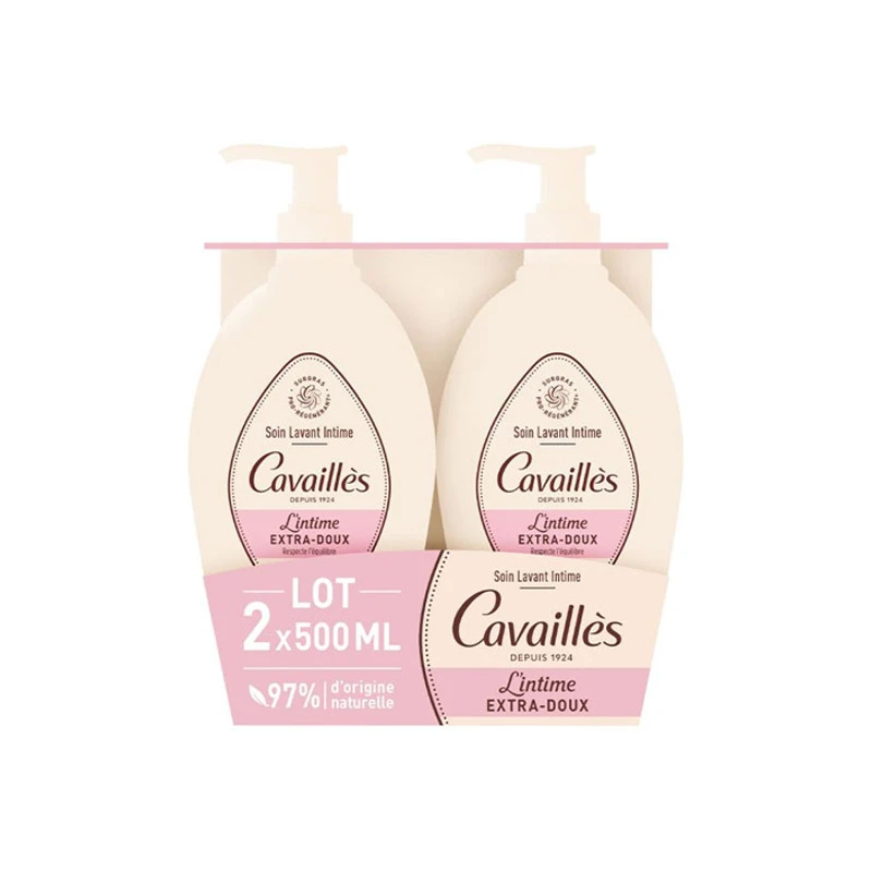 Rogé Cavaillès Extra-Doux Soin Lavant Intime Lot De 2x500ml 1 Rogé Cavaillès Extra-Doux Soin Lavant Intime Lot De 2x500ml