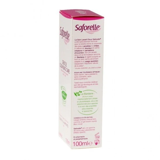 Saforelle Soin Lavant Doux 100ml 2 Saforelle Soin Lavant Doux 100ml – Image 2