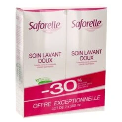 Saforelle Soin Lavant Doux 500ml X2