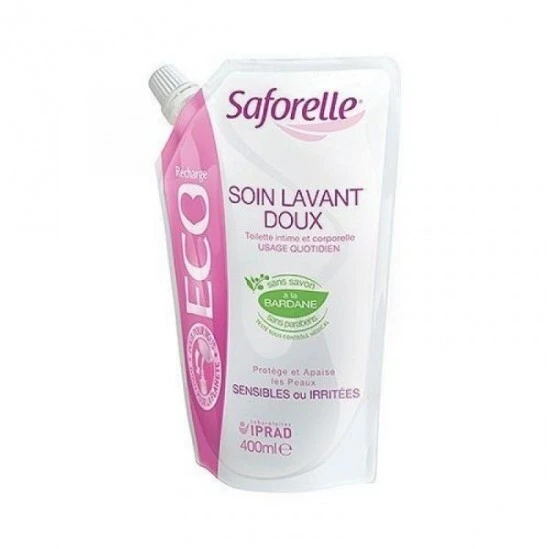 Saforelle Soin Lavant Doux éco Recharge 400ml 2 Saforelle Soin Lavant Doux éco Recharge 400ml – Image 2