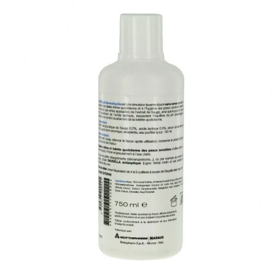 Saugella Dermoliquide Bleu 750ml 2 Saugella Dermoliquide Bleu 750ml – Image 2