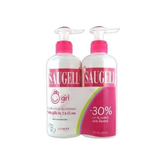 Saugella Girl Lot De 2x200ml 1 Saugella Girl Lot De 2x200ml