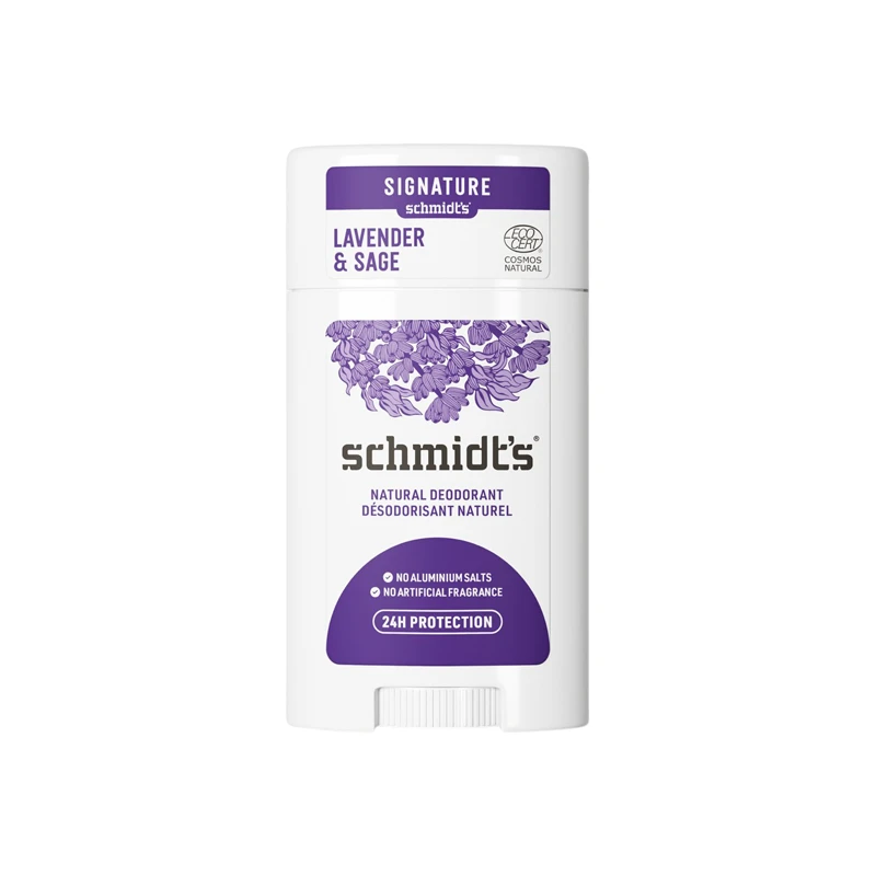 Schmidt's Signature Déodorant Lavande & Sauge Stick 75gr 1 Schmidt's Signature Déodorant Lavande & Sauge Stick 75gr