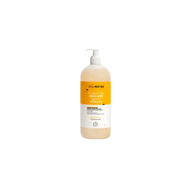 Solinotes Savon Douche Fleur D'Oranger - 1L 1 Solinotes Savon Douche Fleur D'Oranger - 1L