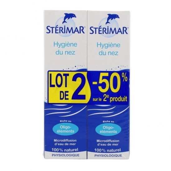 Stérimar Hygiène Du Nez 2 X 100ml 1 Stérimar Hygiène Du Nez 2 X 100ml