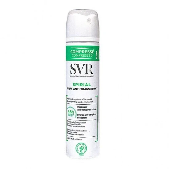 SVR Spirial Spray Anti-transpirant 48h 75ml 1 SVR Spirial Spray Anti-transpirant 48h 75ml